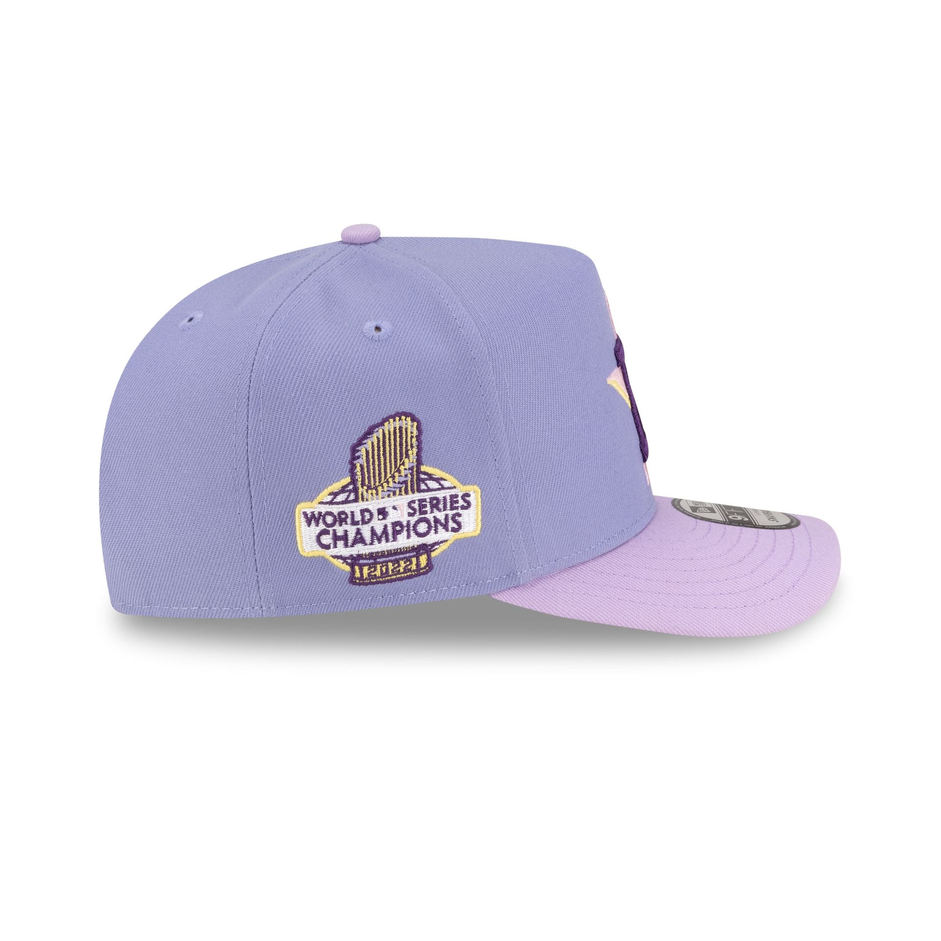 Houston Astros Lavender 9FIFTY A-Frame Snapback Hat
