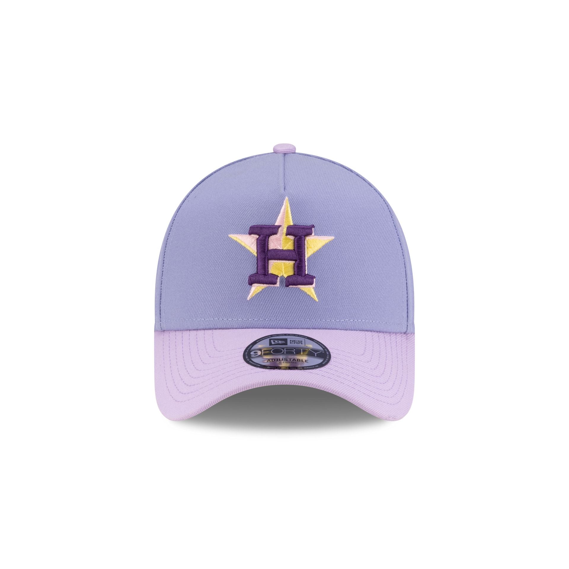 Houston Astros Lavender Pink 9FORTY A-Frame Snapback Hat