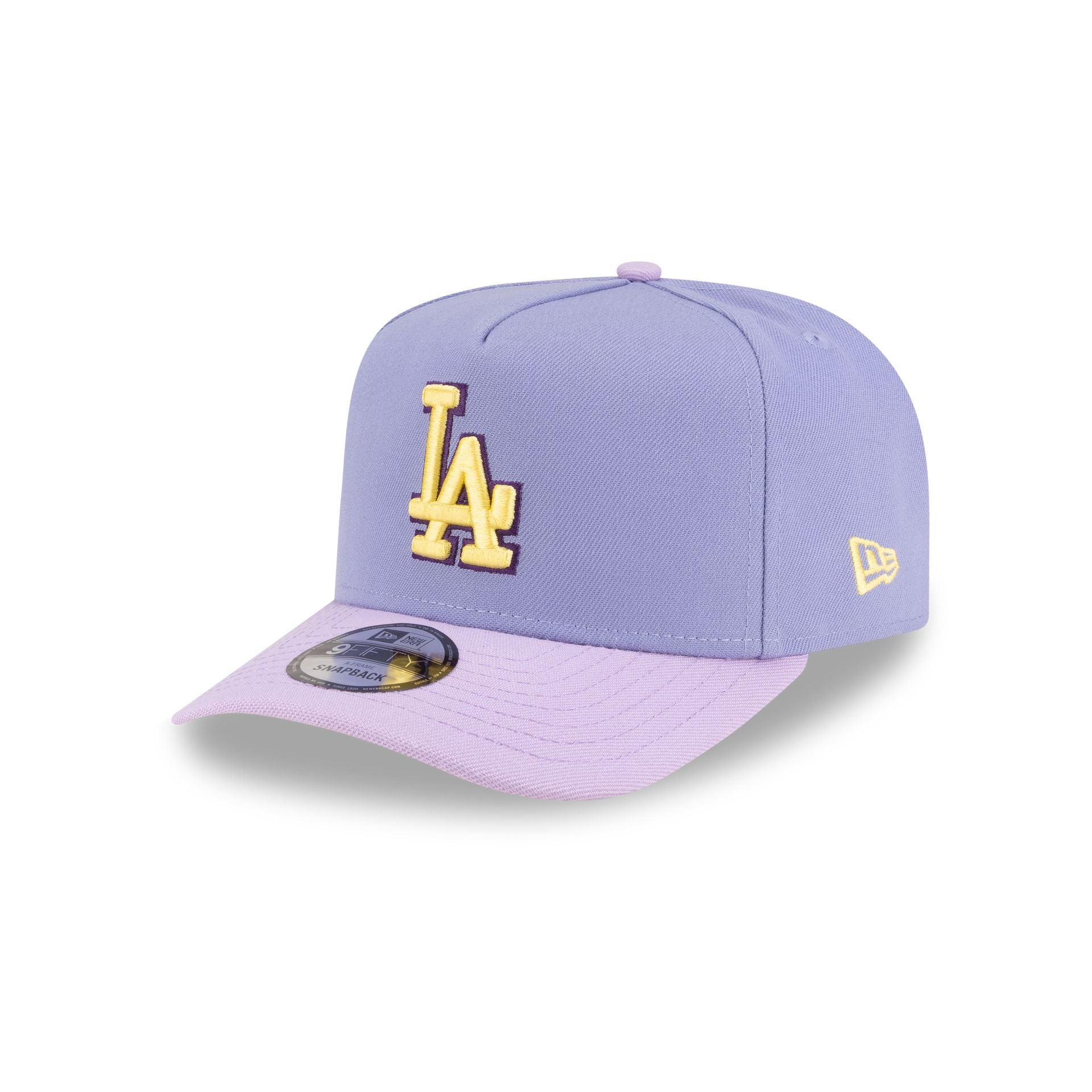 Los Angeles Dodgers Lavender 9FIFTY A-Frame Snapback Hat