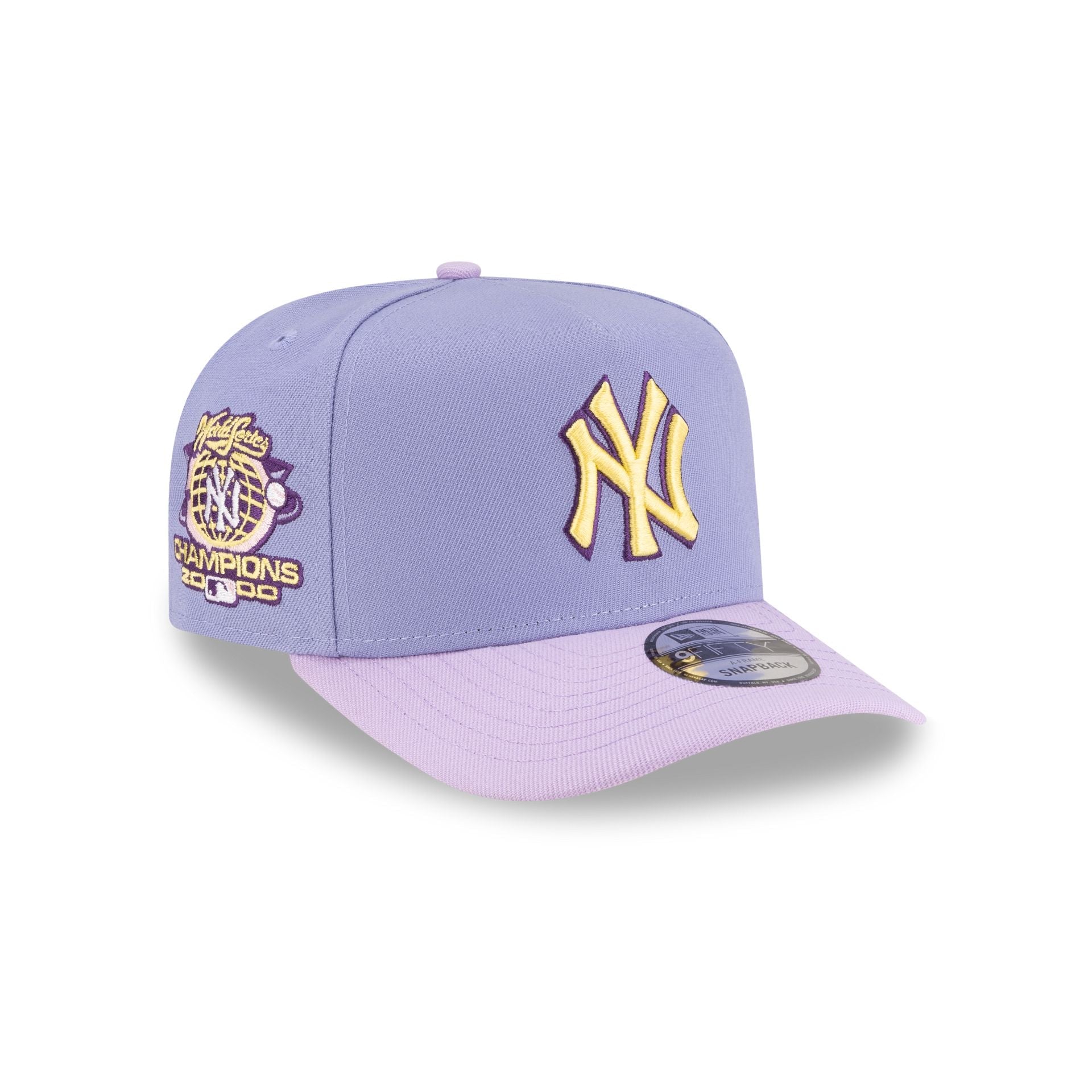 New York Yankees Lavender 9FIFTY A-Frame Snapback Hat