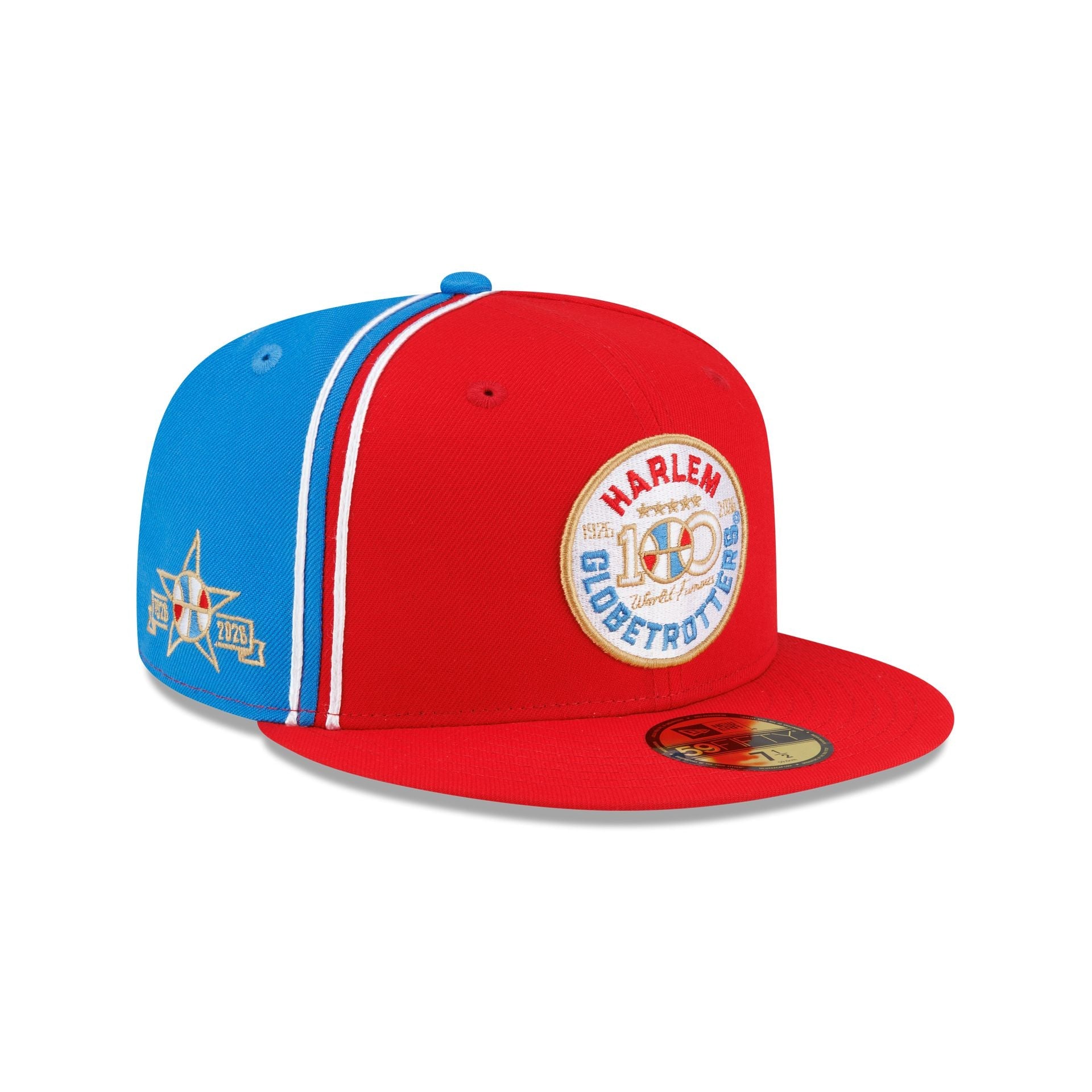 Harlem Globetrotters 100th Anniversary Red 59FIFTY Fitted Hat