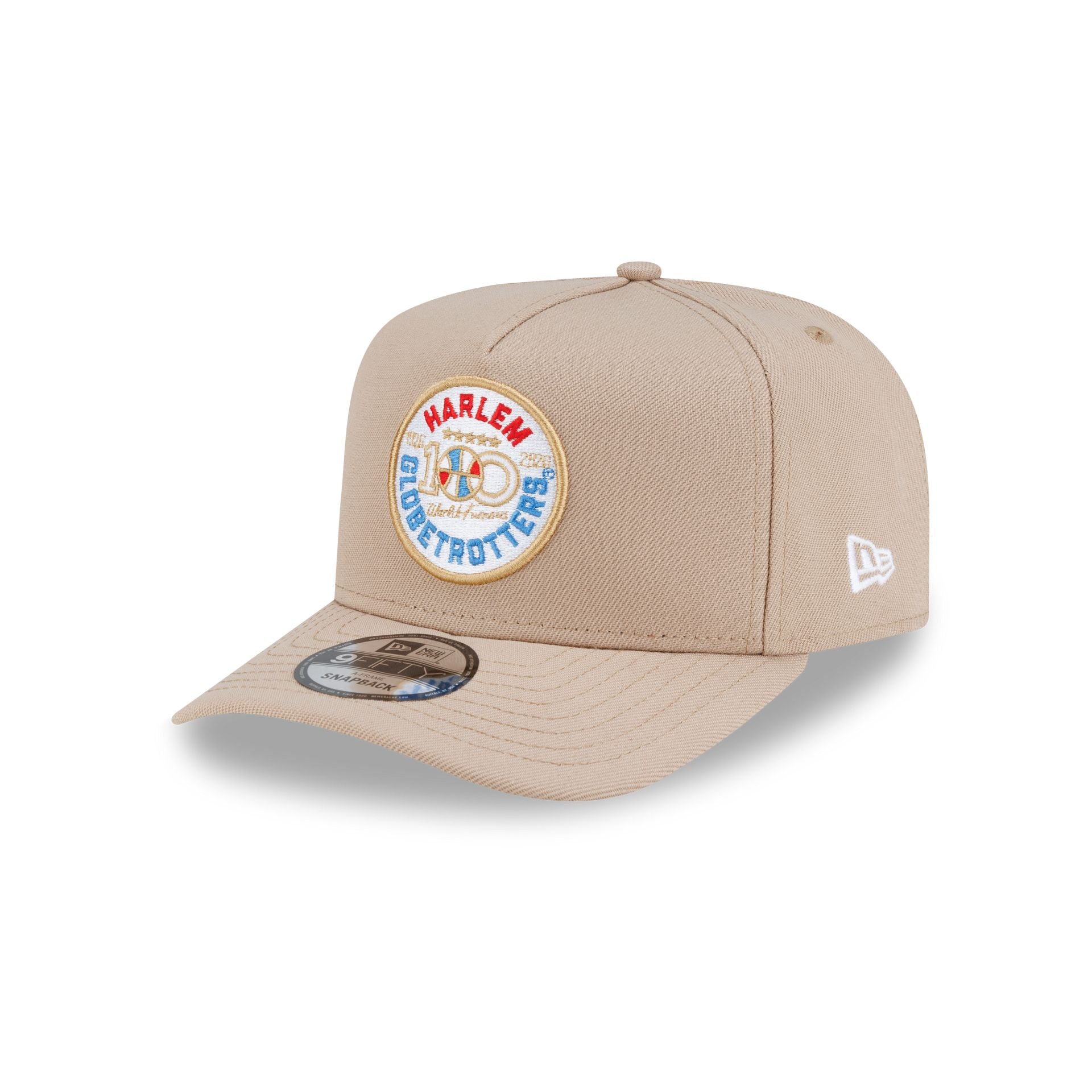Harlem Globetrotters 100th Anniversary Camel 9FIFTY A-Frame Snapback Hat