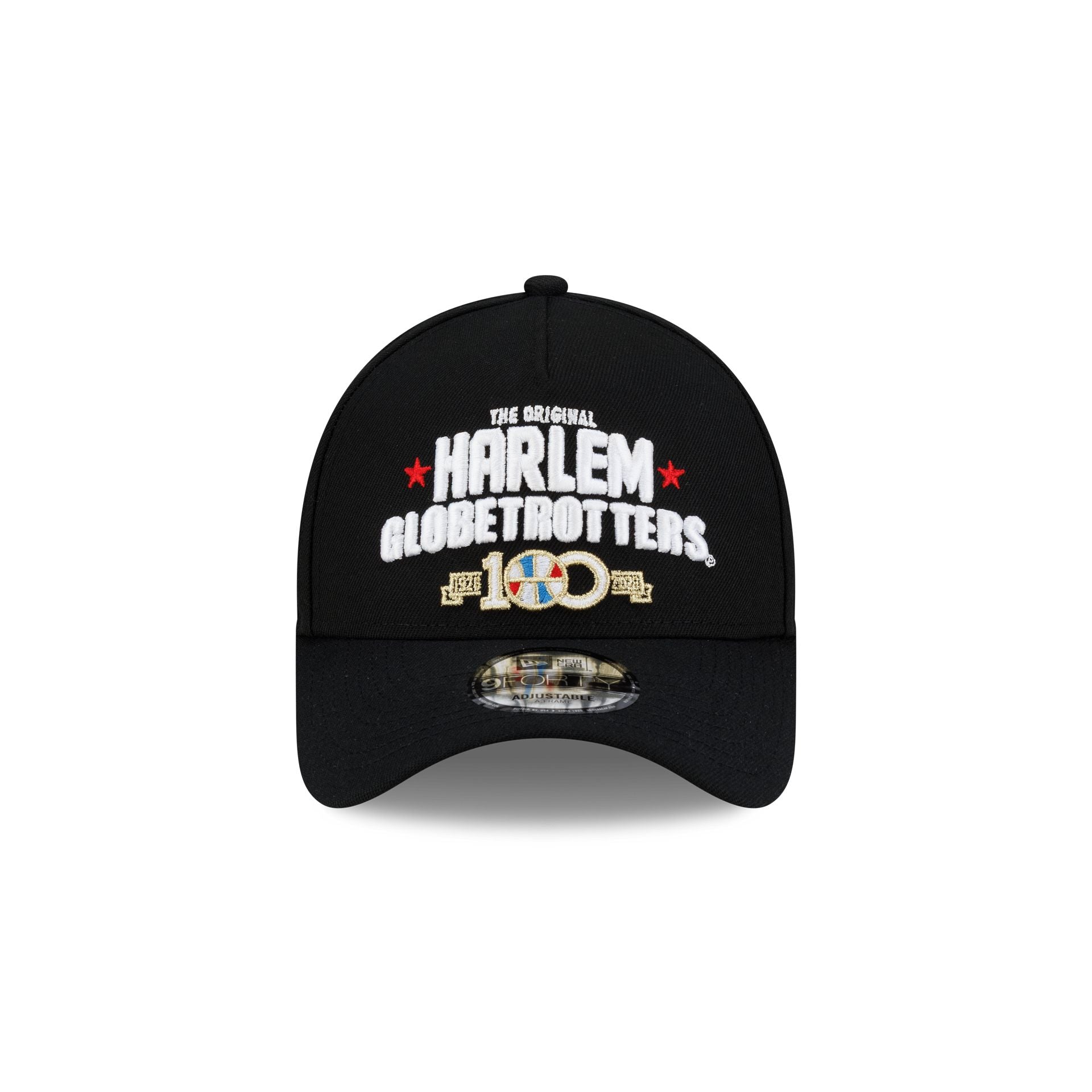 Harlem Globetrotters 100th Anniversary Black 9FORTY A-Frame Snapback Hat