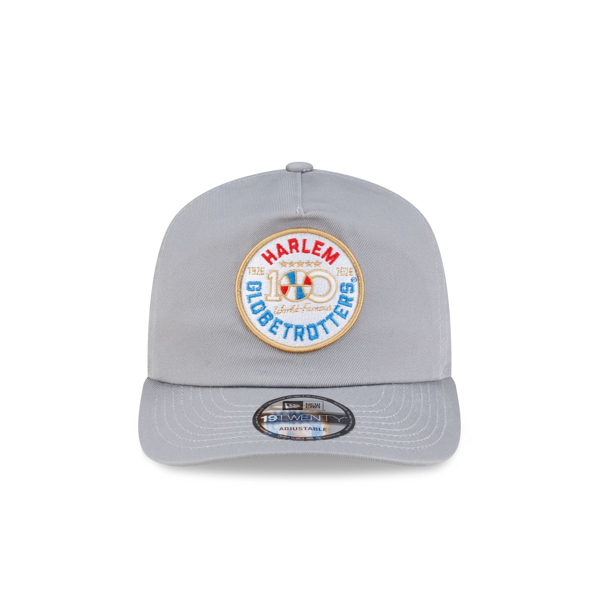 Harlem Globetrotters 100th Anniversary Gray 19TWENTY Adjustable Hat